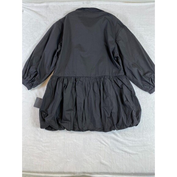 NWT Lulus Mini Dress Sz L Black‎ Sophisticated Delight Minimalist Bubble-Hem - Picture 3 of 10